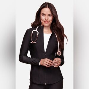 BLACK Cherokee Form Scrub Jacket